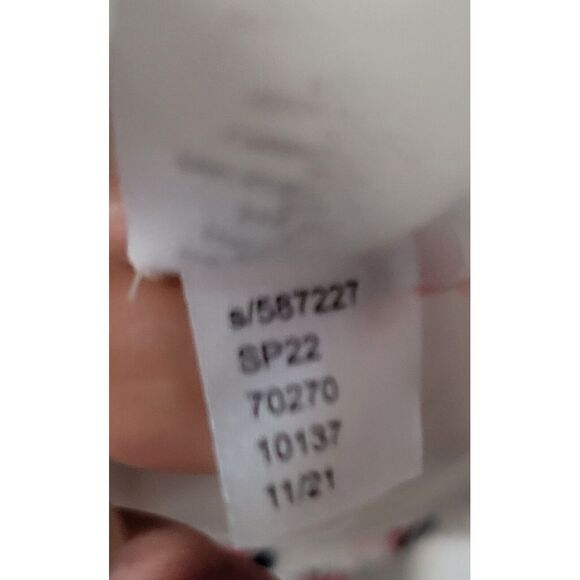 Ann Taylor Plaid Fringe Tweed Blazer‎ Coat Jacket Patriotic USA 12  Petite - Picture 10 of 13